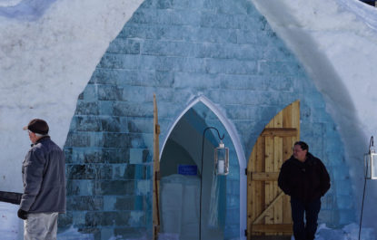Hotel de Glace is a stunning winter attraction in Quebec