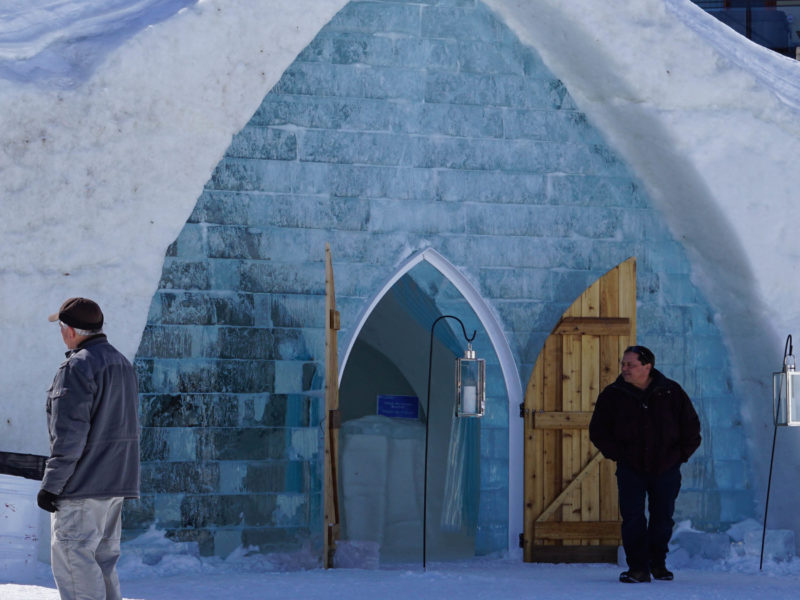 Hotel de Glace is a stunning winter attraction in Quebec